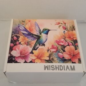 Wishdiam Hummingbird Floral 1000 Pcs Puzzle. NWOT